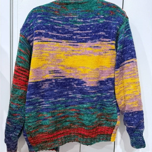 Urban Outfitters Colorful Zip-Front Sweater Jacket - Picture 6 of 11